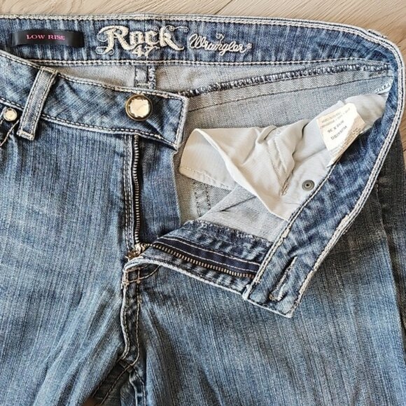 Rock 47 by Wrangler Low Rise Bootcut Jeans Size10 - Picture 10 of 14
